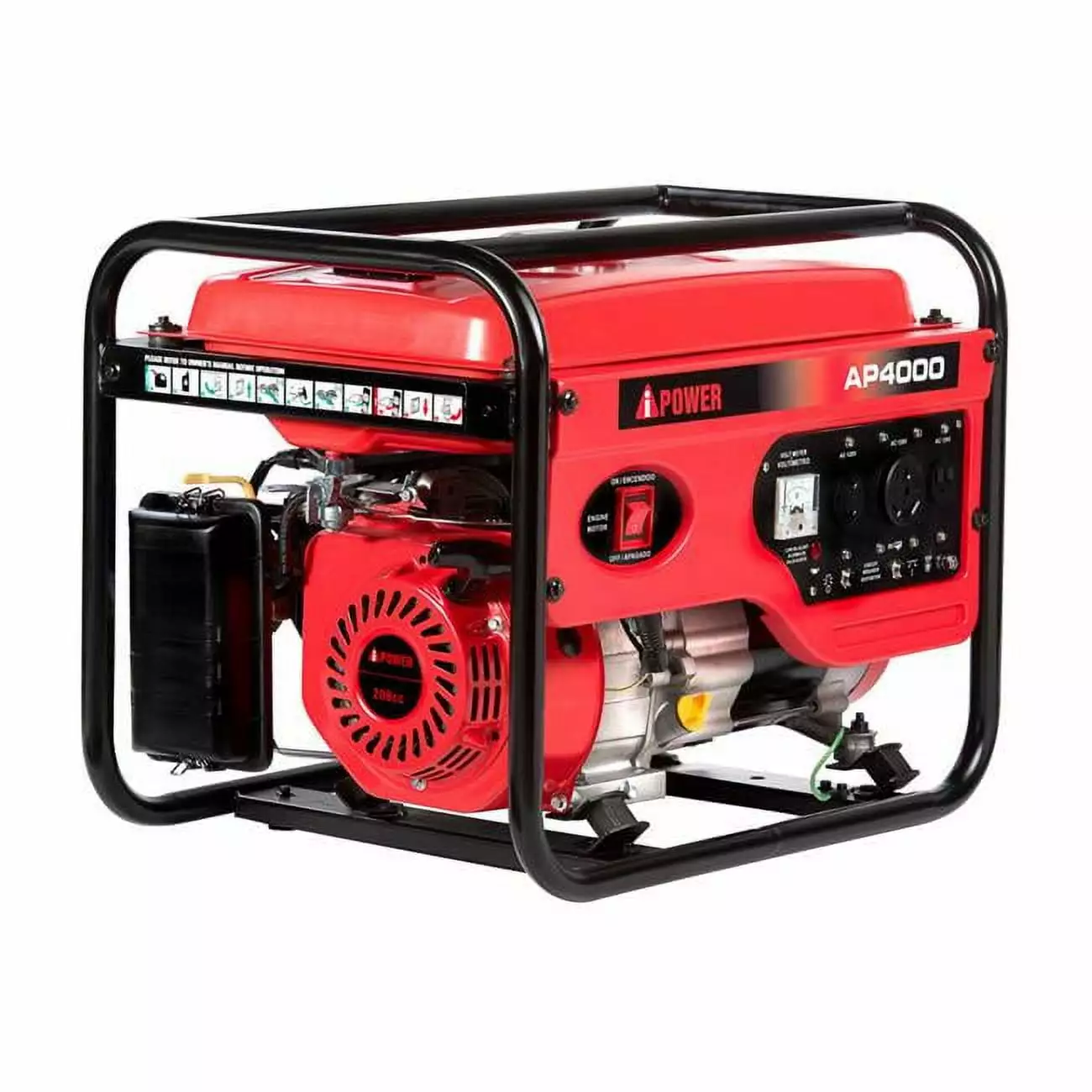 -iPower 4000 watt Gasoline Powered Manual Start Travel-friendly Generator