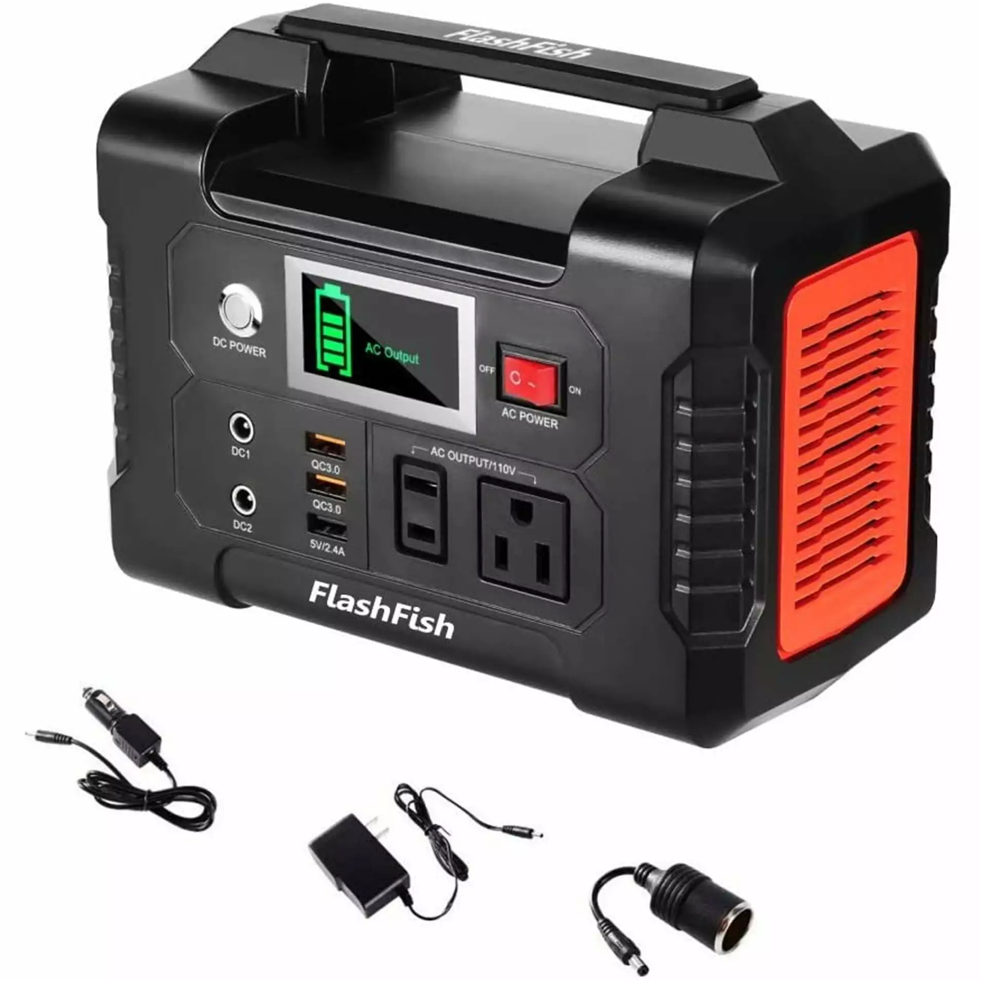 200W Travel-friendly Power Station. 40800mAh Solar Generator 110V AC Outlet/2 DC Ports/3 USB Ports. Power Supply CPAP