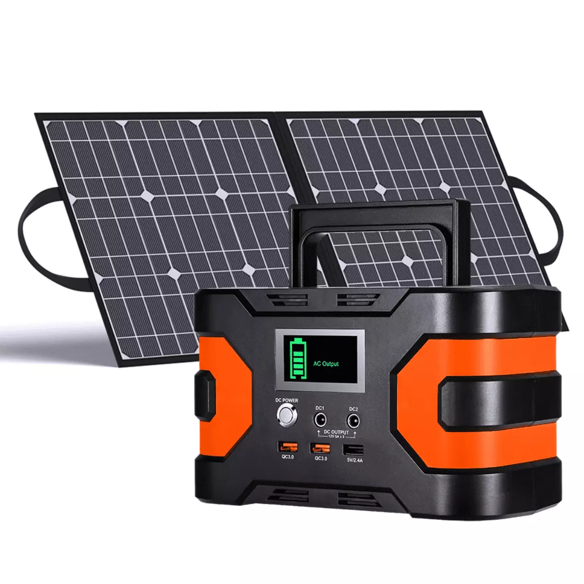 Travel-friendly Power Station & Solar Panel Bundle - Power Up Anywhere