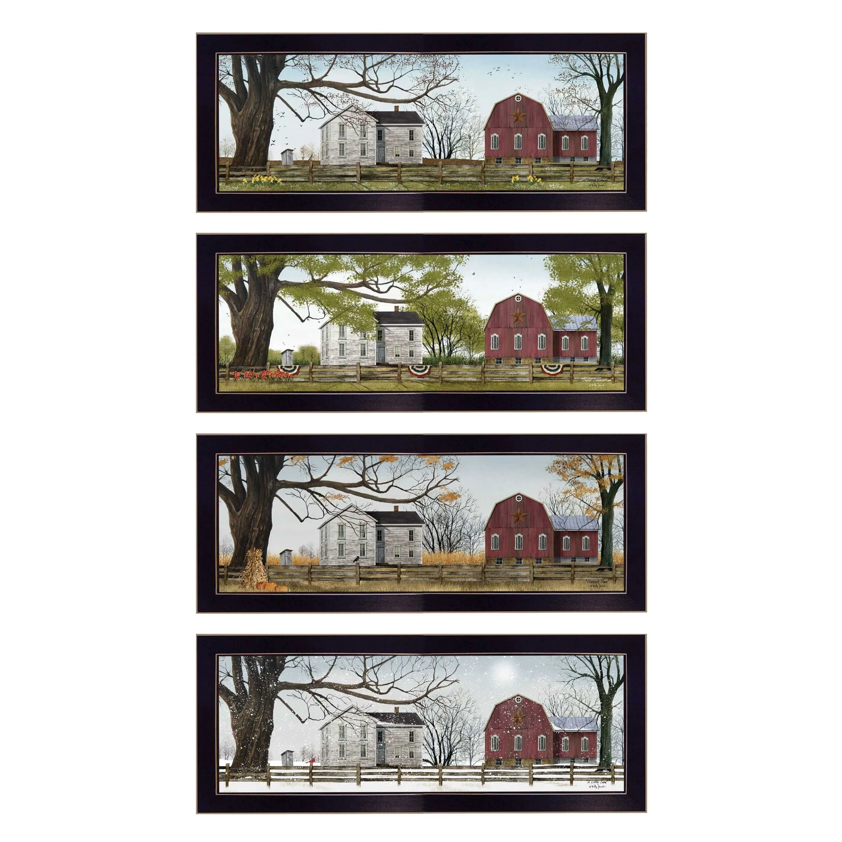 Cabin Rules Framed Wall Art Modern Home Decor Farmhouse Print Lauren Rader Phoenix Dropship