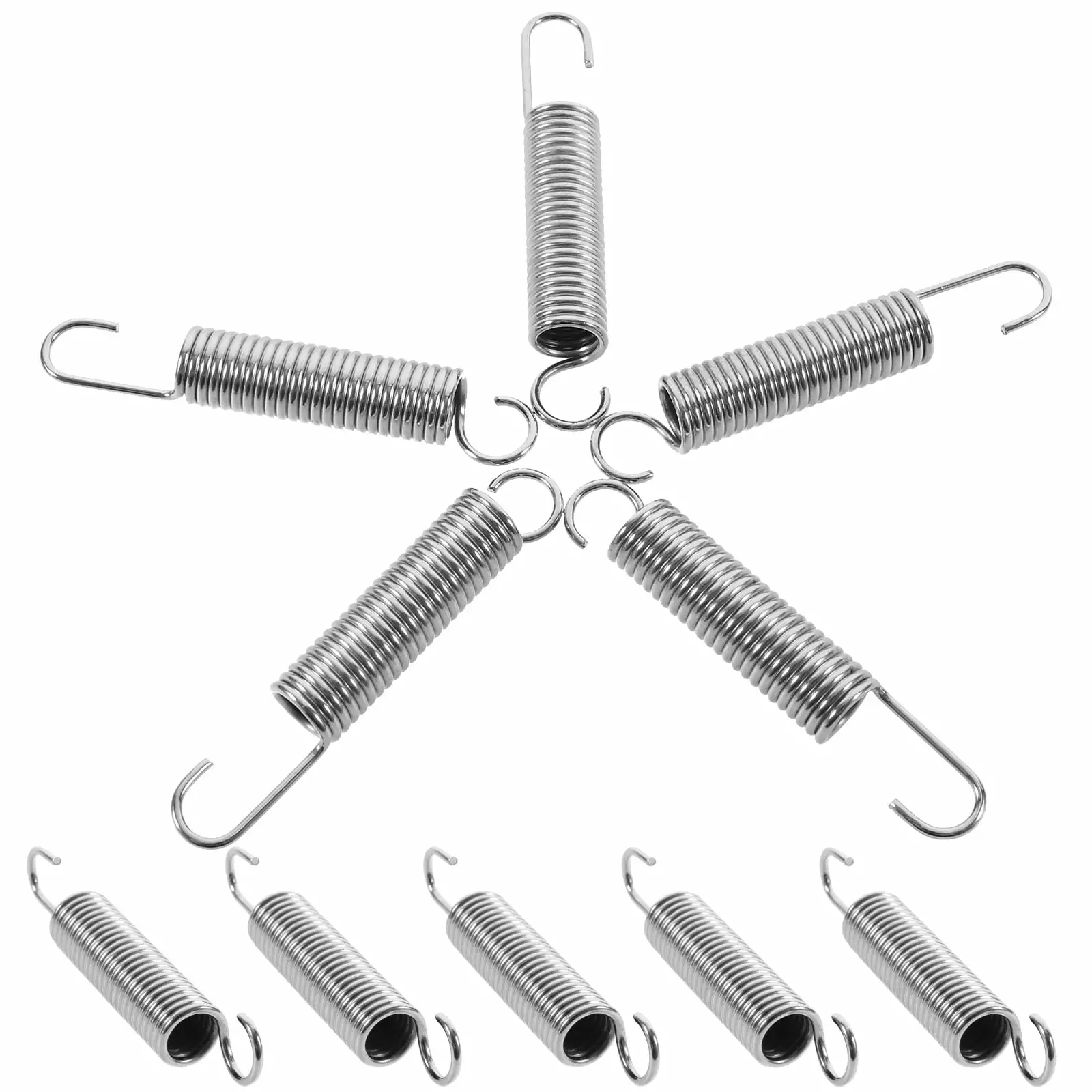 10 Pcs Stainless Steel Spring Pruners/spring Accessories Pruning Springs/high Branch Shears Replacement Garden Small PINXOR