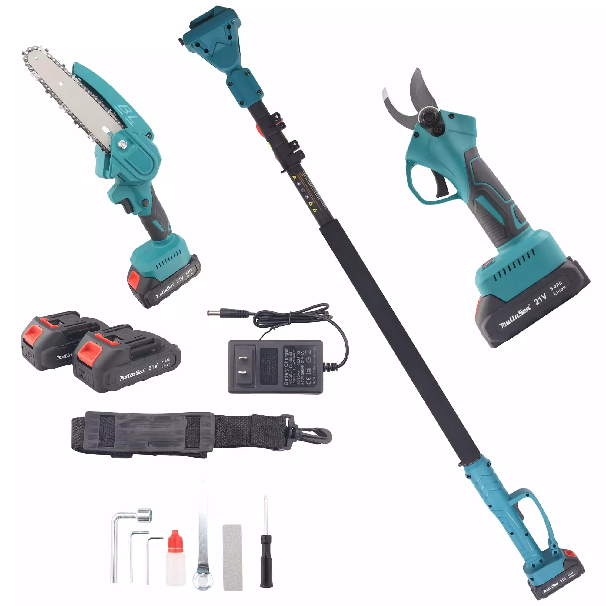 YouLoveIt Extendable Tree Pruning Electric Chainsaw Cordless Pruning Saw Long Reach Cut. One-Hand Pruning Shears Chainsaw ...
