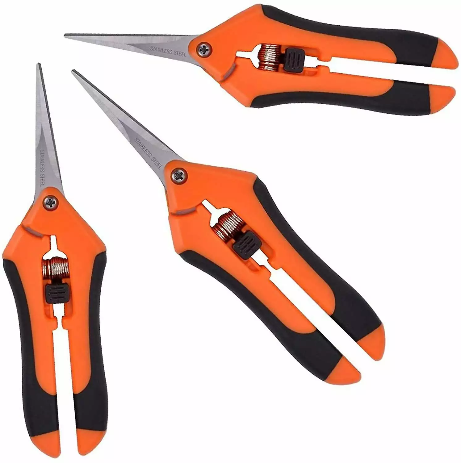 ZHXNE Pack Pruning Shears. Hand Gardening Shears Precision Stainless Steel Straight Blades