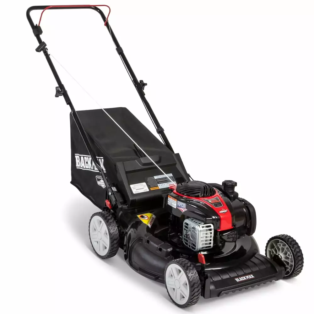 Black Max Push Mower 140cc 500 Series Briggs & Stratton Engine (Assembled Height 38.6 Weight 54.2 Pounds)