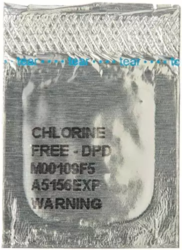 Hach 1407799 DPD Free Chlorine Reagent Powder Pillows 5 mL Pack 100 Pool Testing TeviRoom