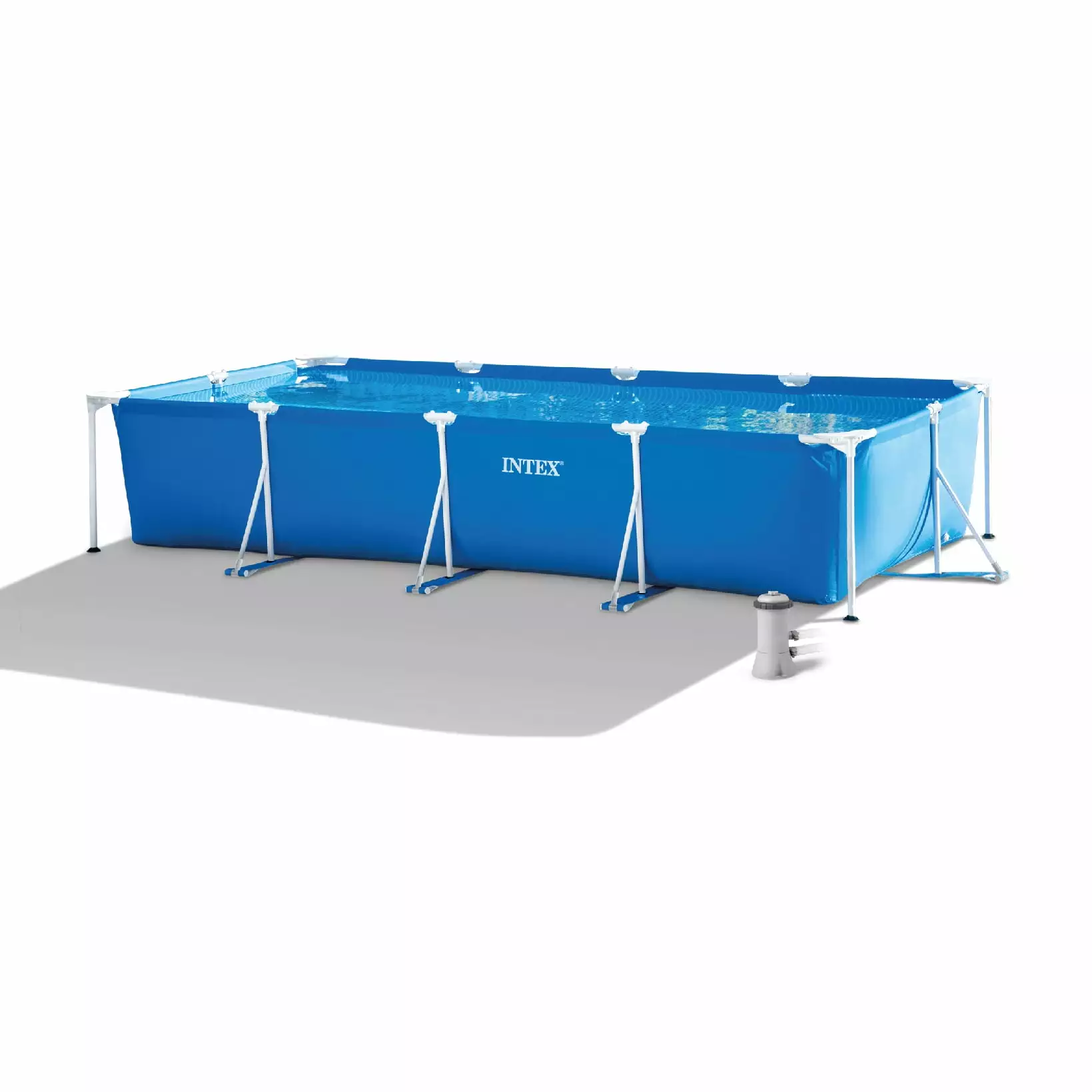 INTEX Rectangular Frame 14ft x 33in Above Ground Swimming Pool Pump