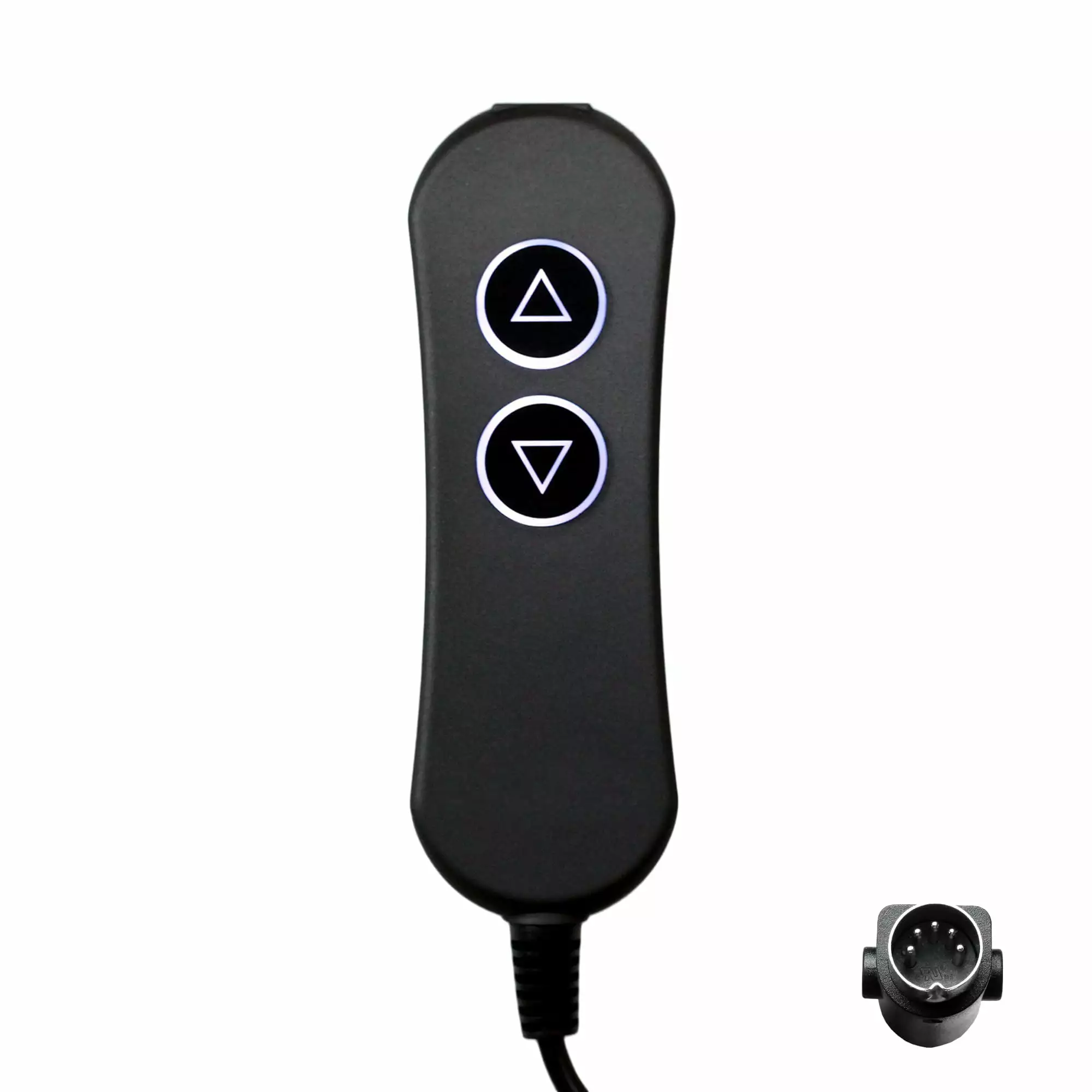 2 Button 5 Pin Power Recliner Remote Hand Control USB and Backlight Mulin