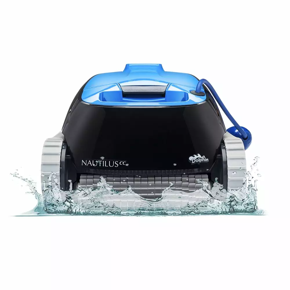 Dolphin Nautilus CC Automatic Robotic Pool Cleaner Above and -Ground Pools Large Top Load Filter Basket Maytronics
