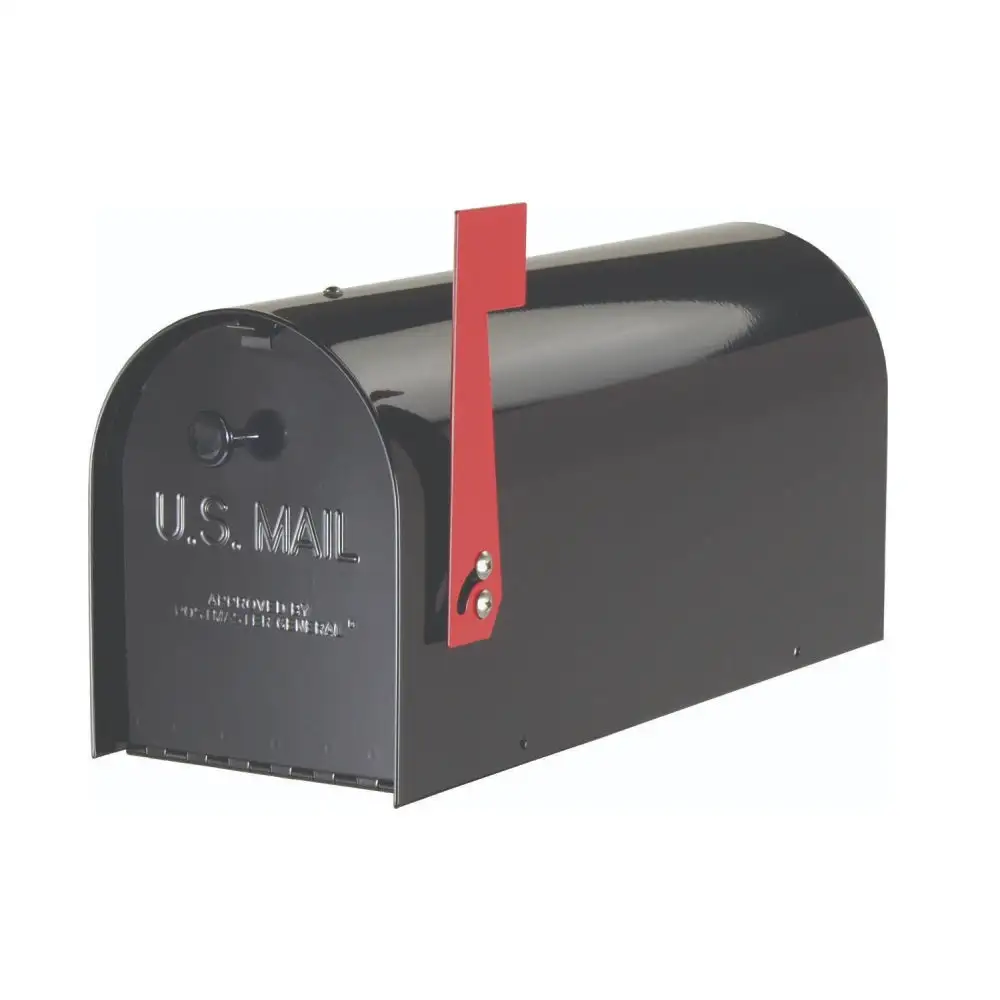 Gibraltar Mailboxes ST2000AM Rural Mailbox Galvanized Steel Durable Outdoor Mailbox
