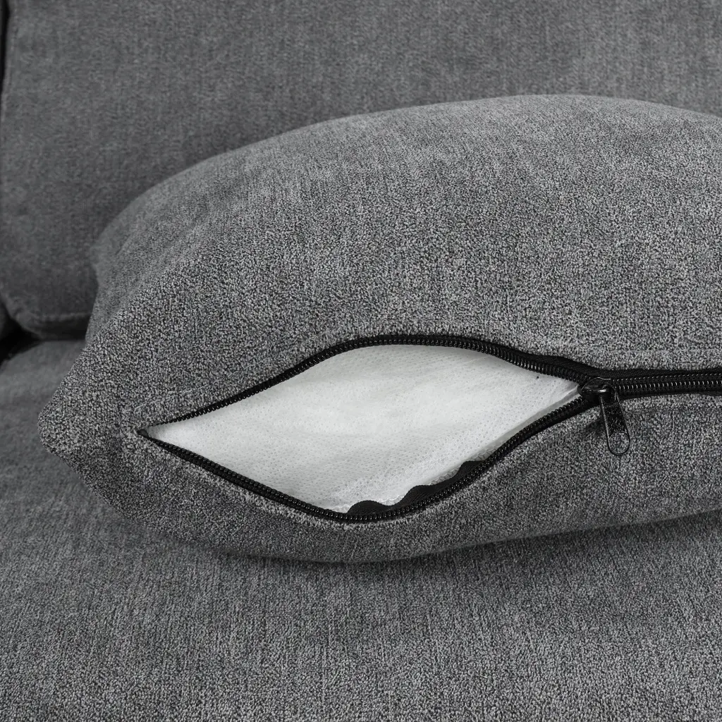 109 Inch U Influence Sectional Sofa Pull Out Sofa Bed Two USB Ports rnb
