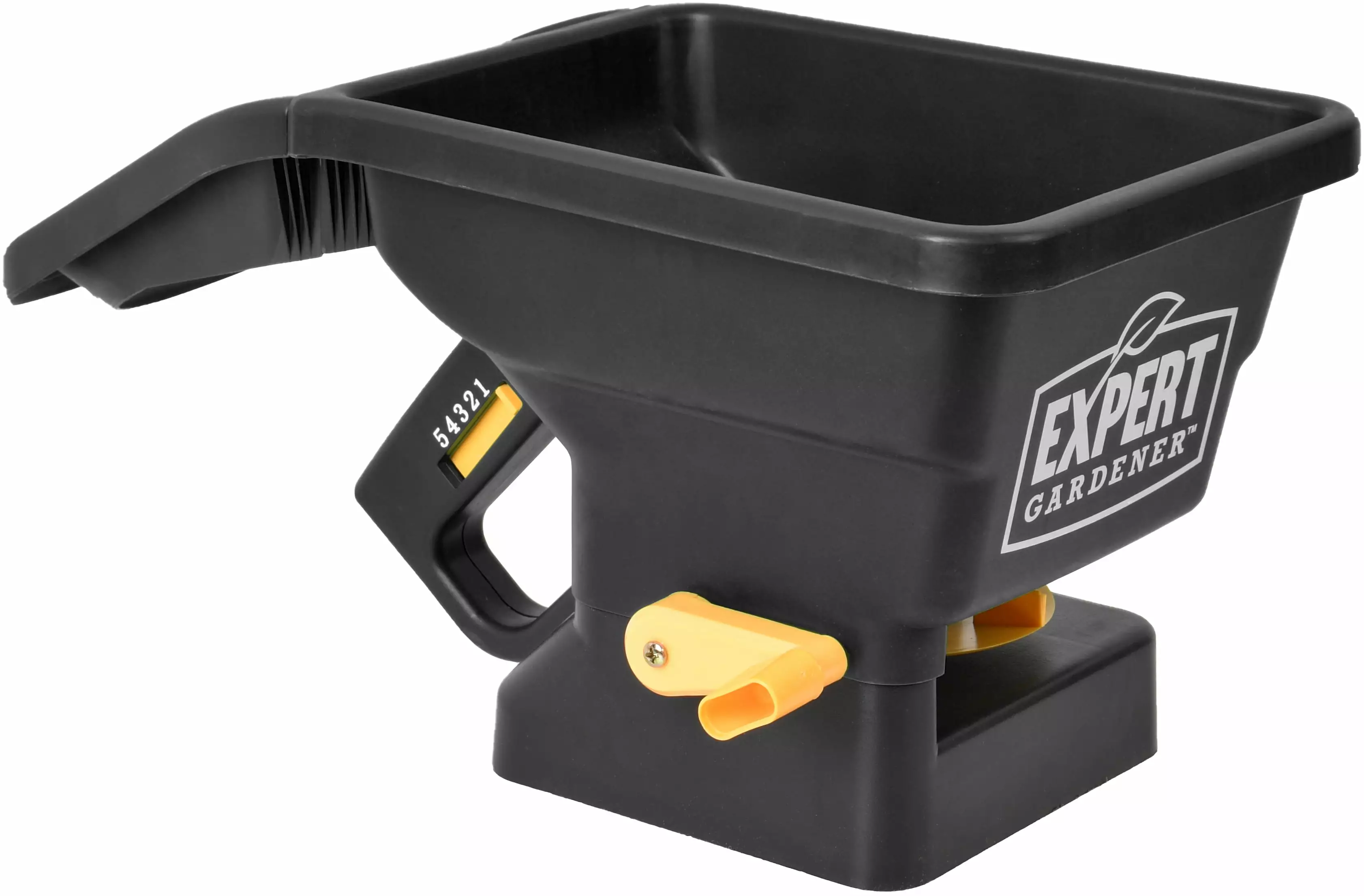 Expert Gardener Handheld Spreader. Black