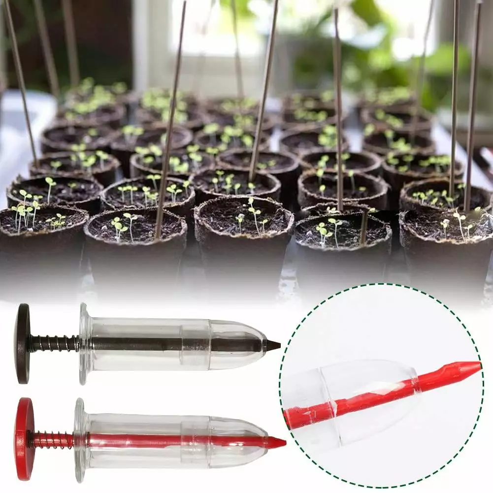 Garden Seed Sower. Plastic Mini Hand Seed Spreader. Multifunctional Handheld Seed Planter. Manual Seeding Tools Yiokii
