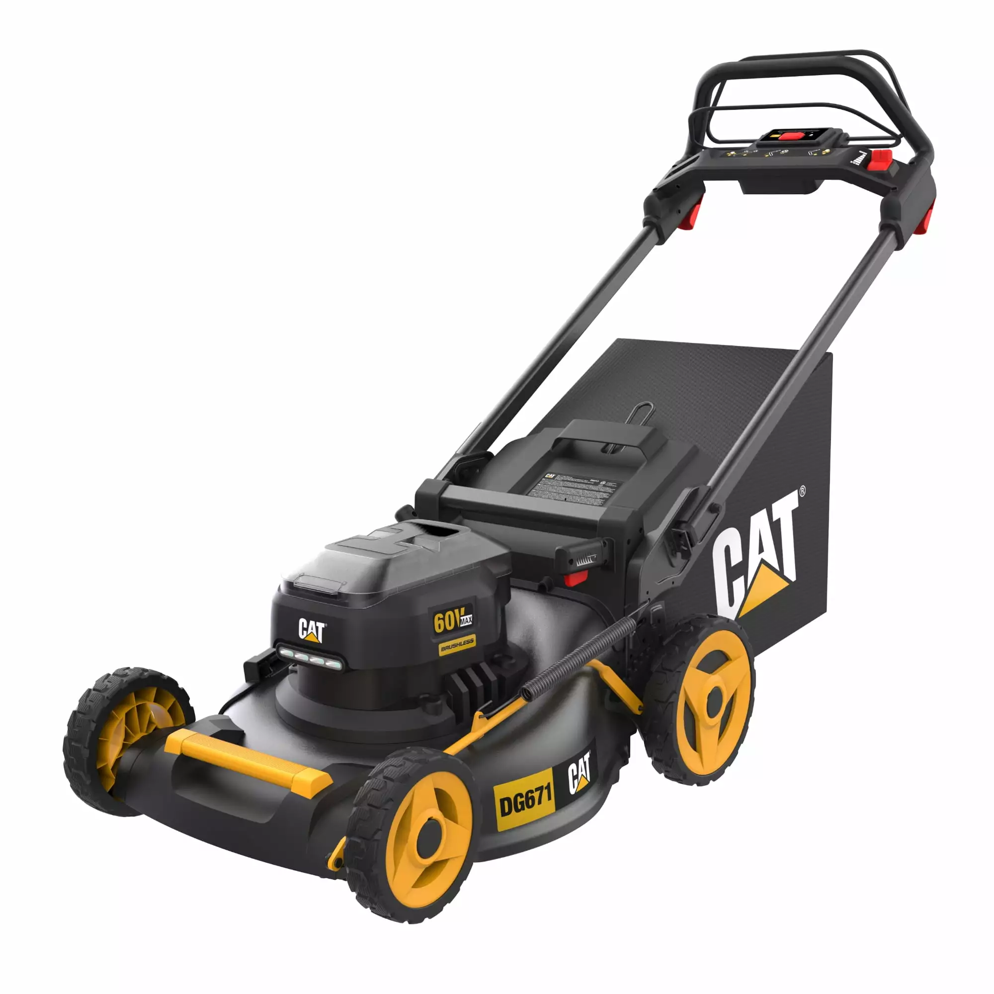 Caterpillar Cat DG671 60V 21 Self-Propelled Brushless Lawn Mower (5.0ah Battery & Charger Included) Caterpillar? Cat?
