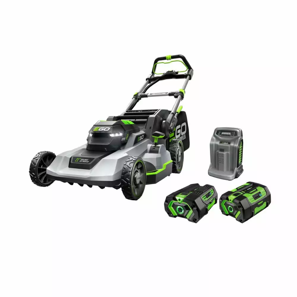 Ego 21 Inch Self-Propelled Mower Touch Drive Charger. 4.0Ah And 6.0Ah Batteries