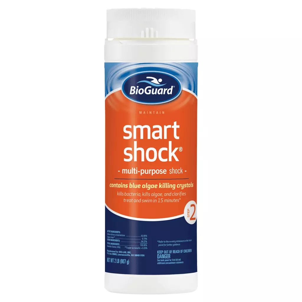 BioGuard Smart Shock 2 lb Pool Shock Treatment Fast Water Sanitizing BioLab