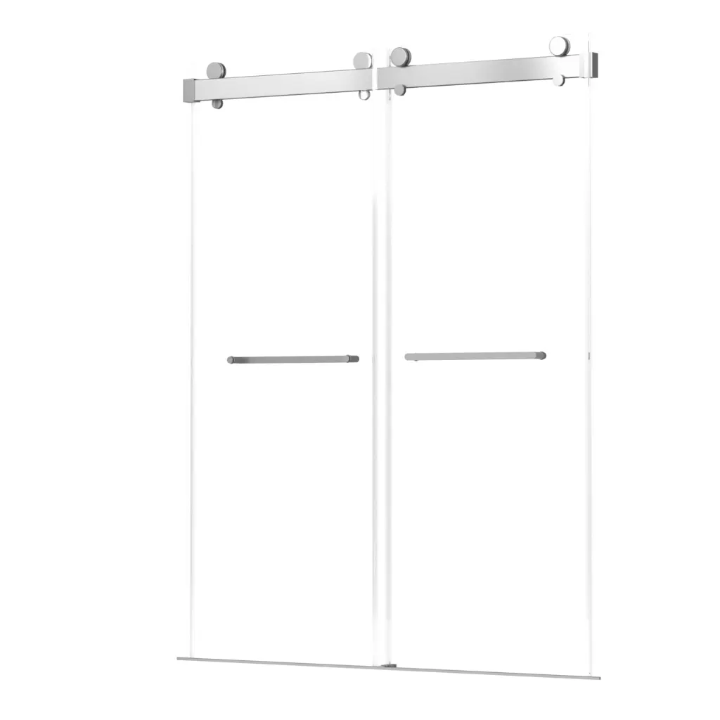 Frameless Double Sliding Shower Door 57-60 Width 79 Height 3/8 10mm Glass w995 bestgo