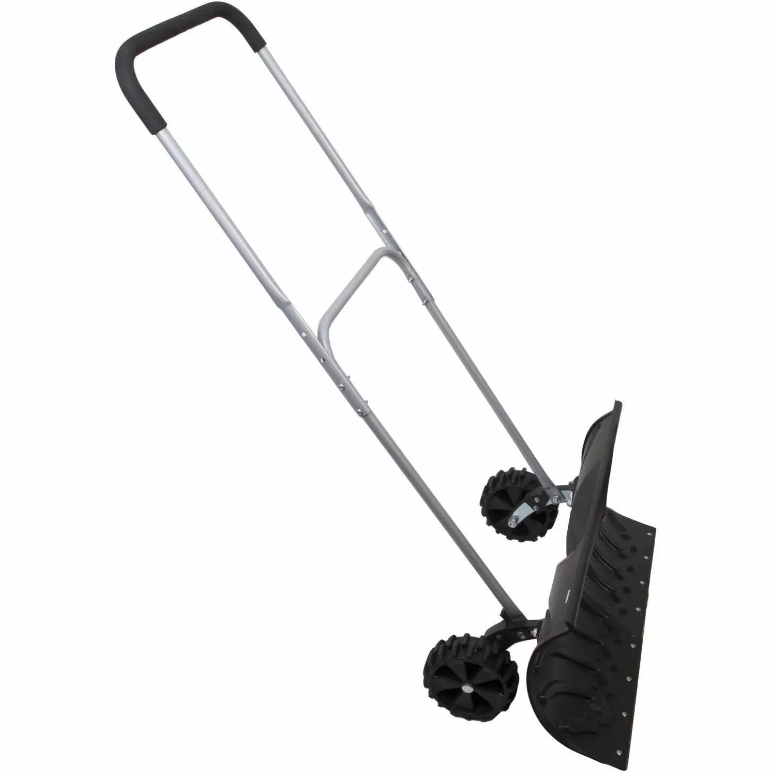 Bandwagon Rolling Snow Pusher Heavy Duty Adjustable 6 Wheels DanYX
