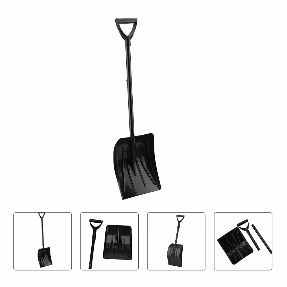 Collapsible Snow Shovel. Travel-friendly Snow Shovel Driveway Trunk Garden Camping Pixnor