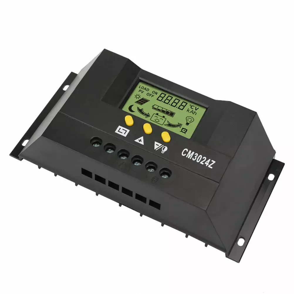 Solar Generator Controller Charge Liquid Crystal Panel Battery Charger Energy System