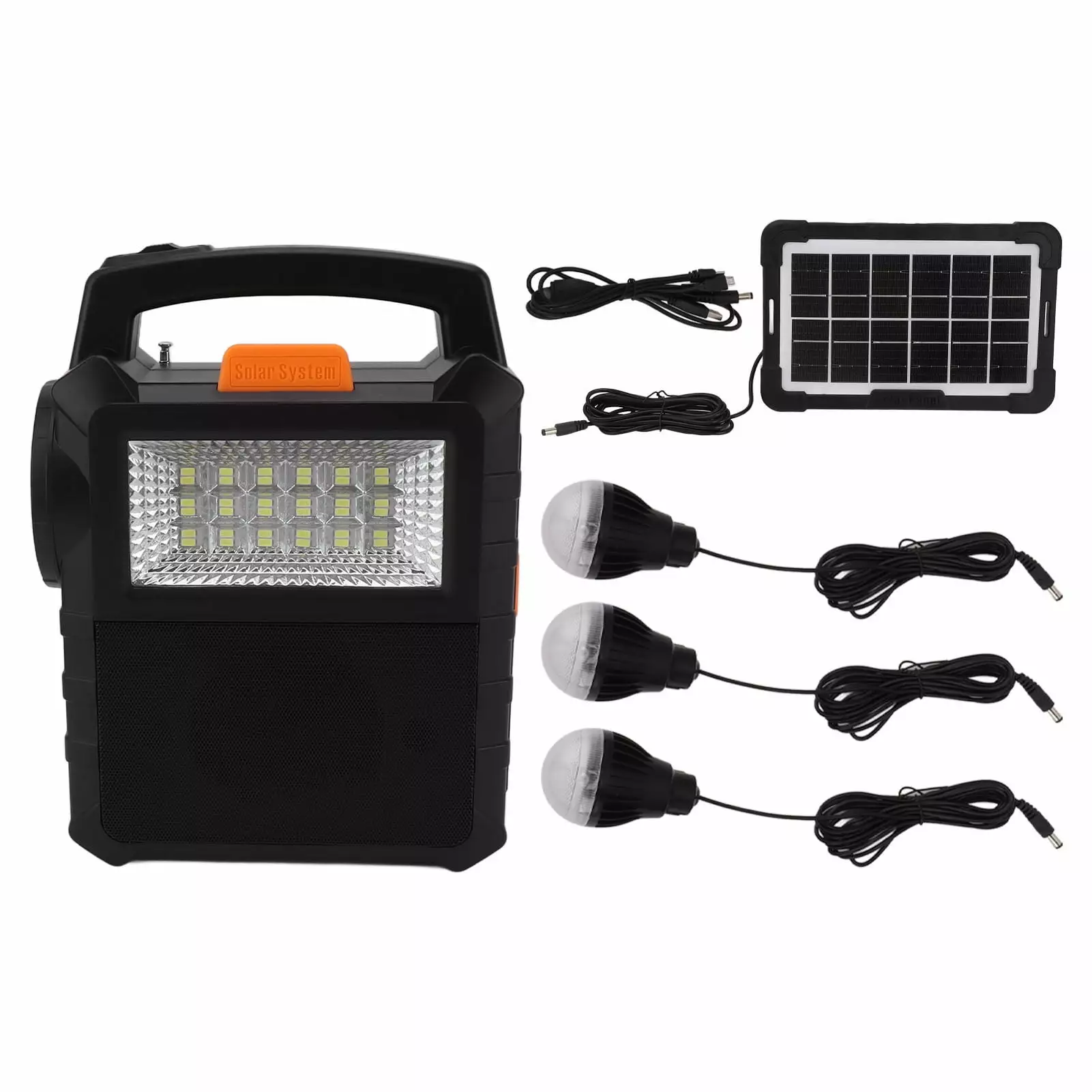 Solar Generator Multifunctional Long Lasting Bulbs Travel-friendly Power Station Home Backup Emergency RV Outdoor Camping