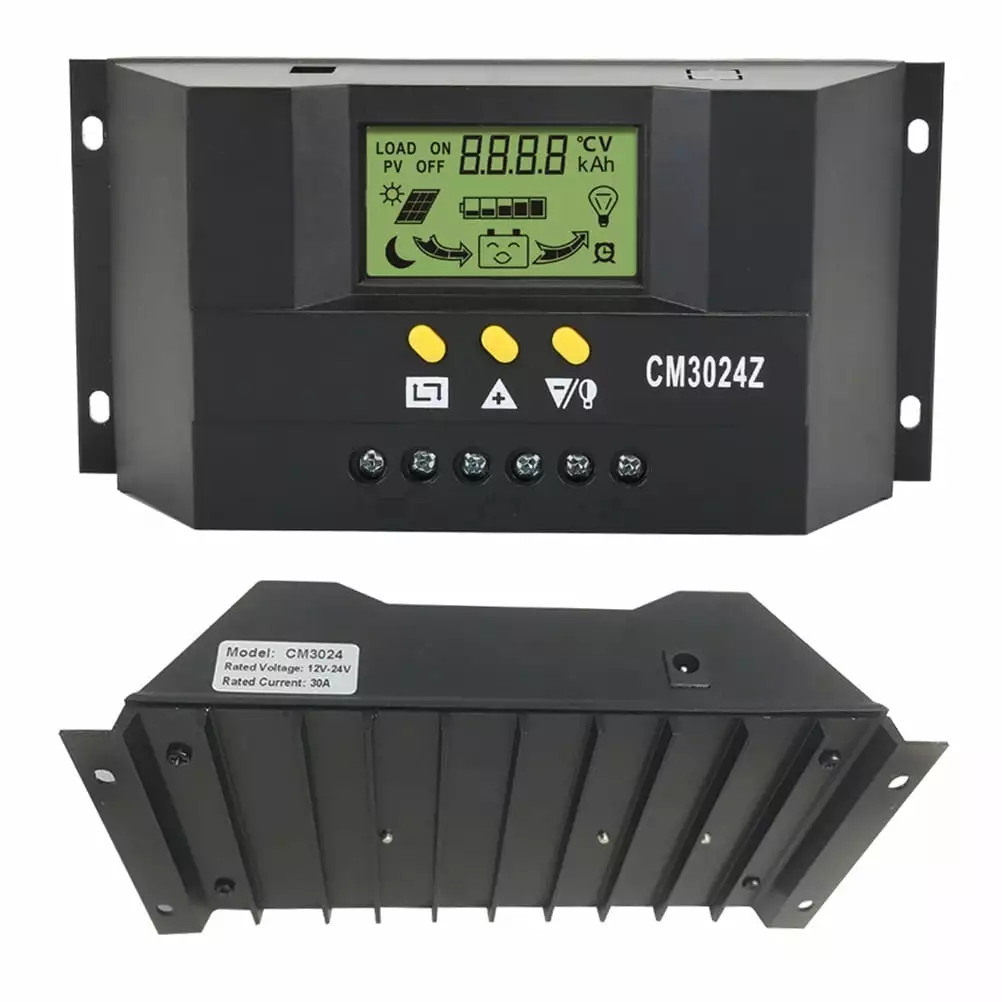 Solar Generator Panel Battery Charger Energy System Controller Liquid Crystal Lcd
