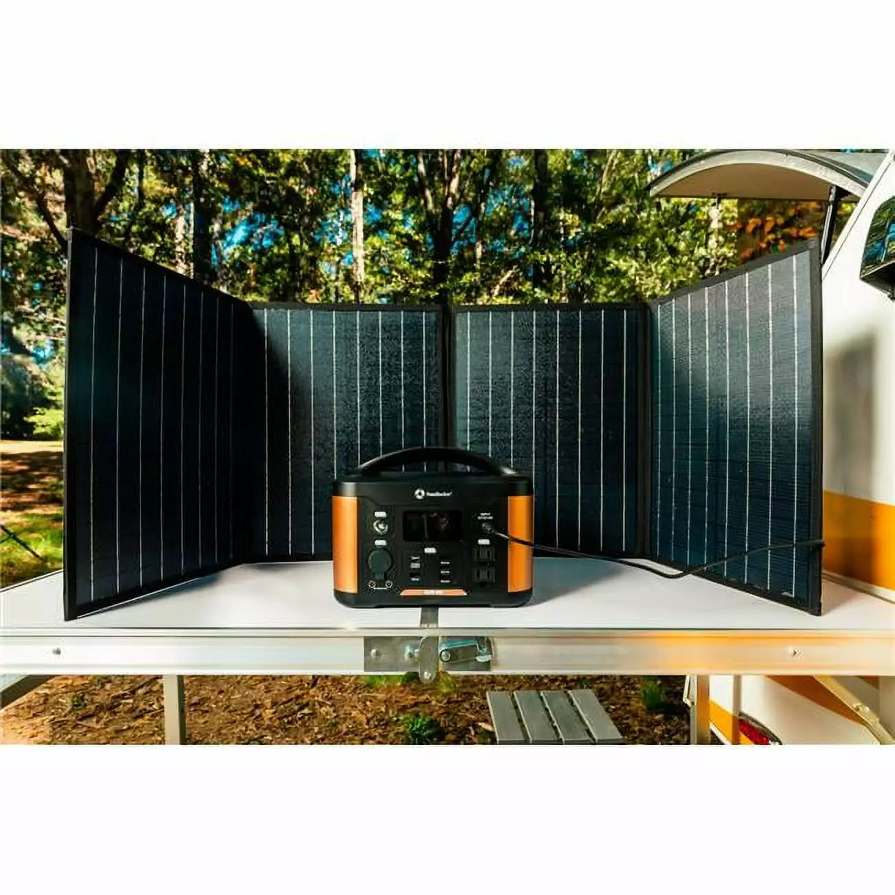 53252K Elite 500 Series Power Station 100W Solar Panel Bundle