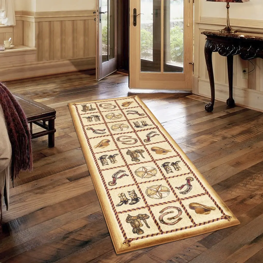 Tribes GC YLS4010 Beige 2 Ft. 7 . X 7 Ft. 3 . Southwest Area Rug Bohemian Style icona home decor