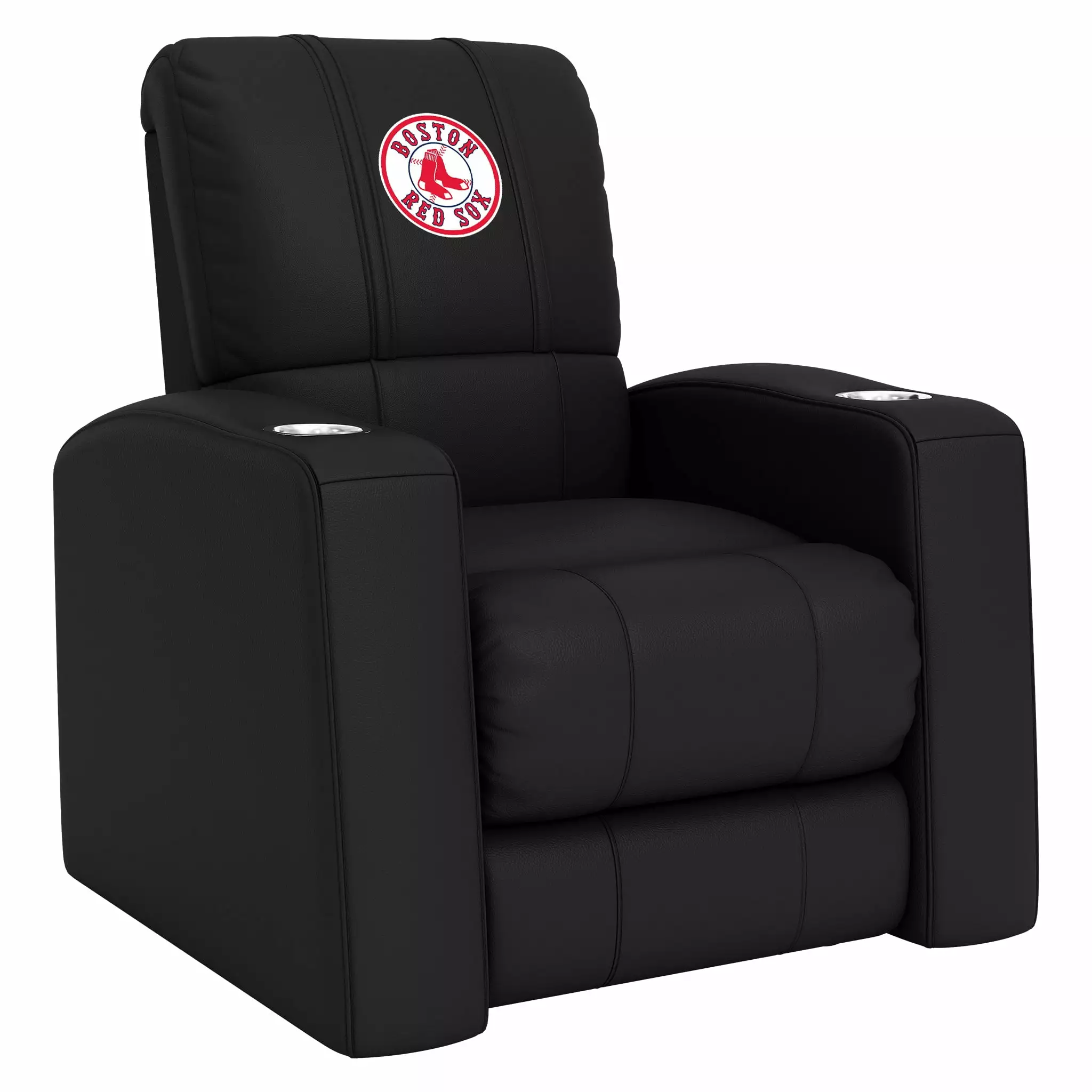 DreamSeat Relax Black Recliner Embroidered Boston Red Sox Logo