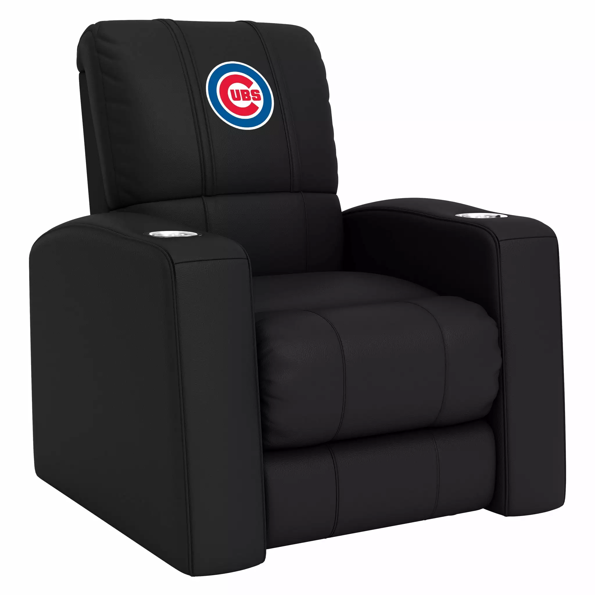 DreamSeat Relax Black Recliner Embroidered Chicago Cubs Logo
