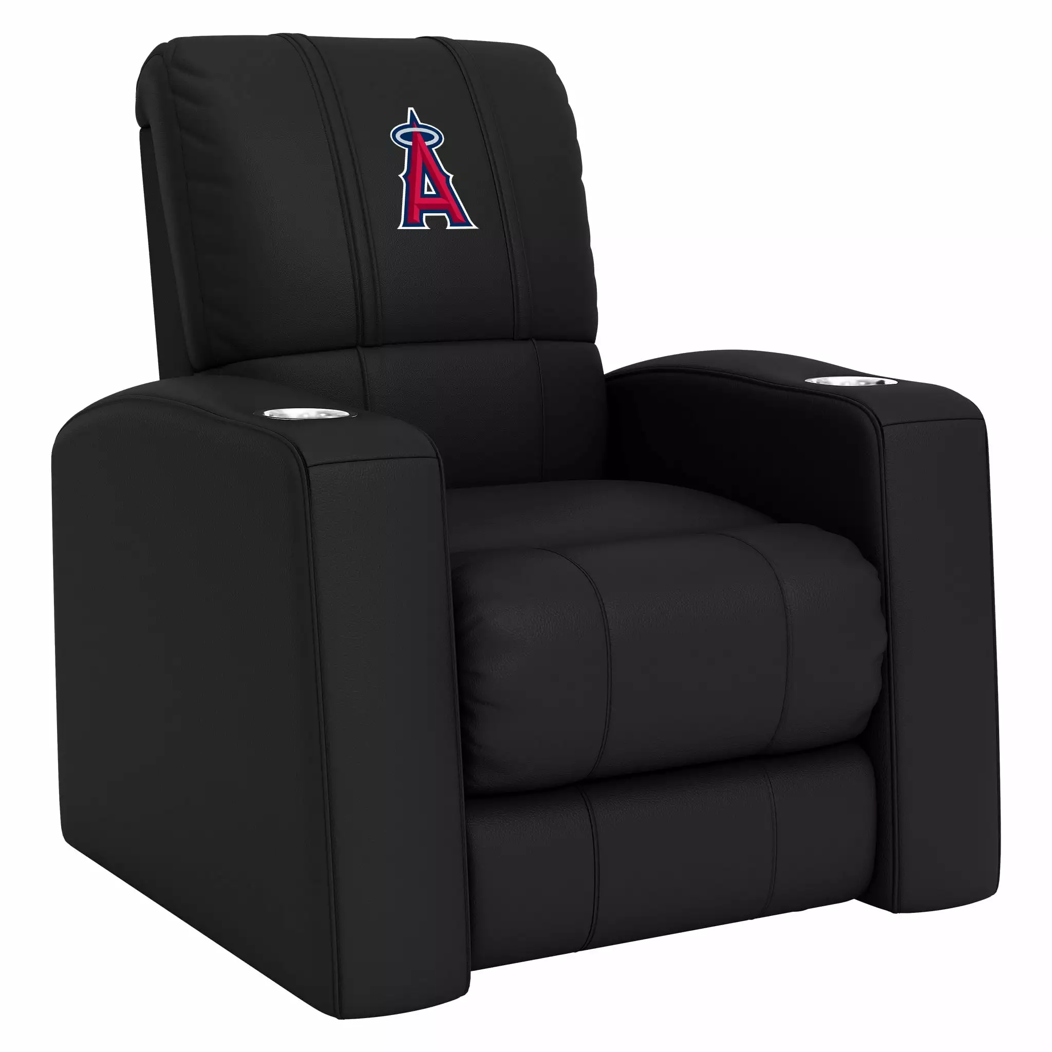 DreamSeat Relax Black Recliner Embroidered Los Angeles Angels Logo