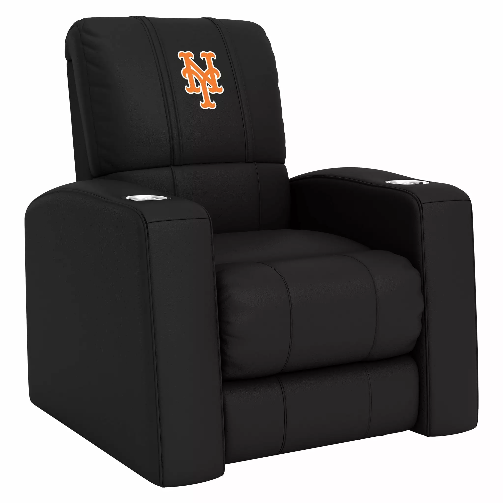 DreamSeat Relax Black Recliner Embroidered New York Mets Secondary Logo