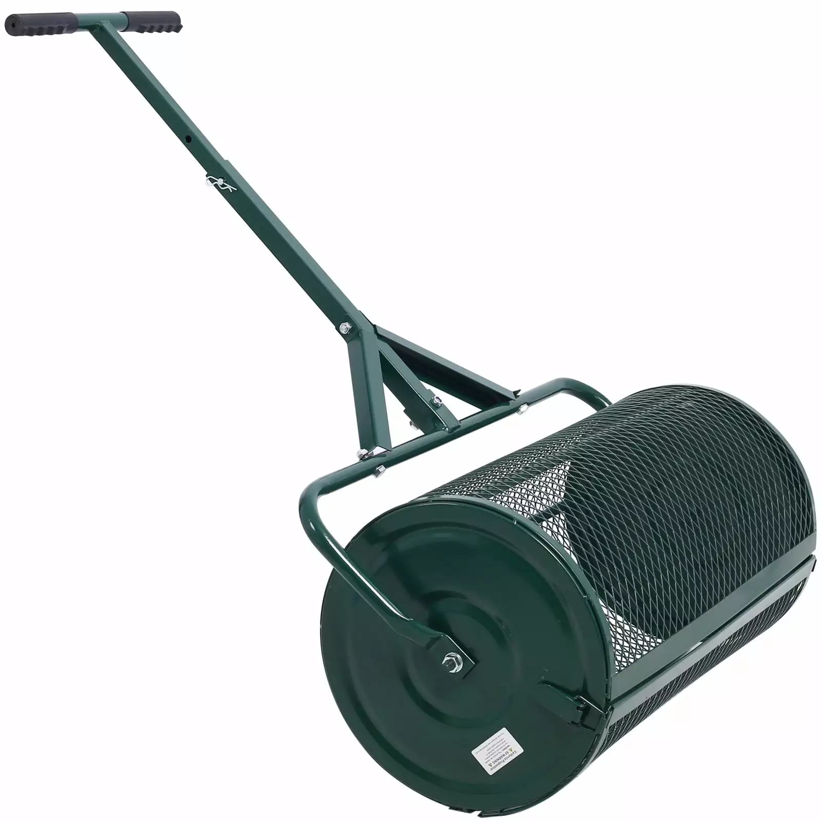Adrinfly Peat Moss Spreader 24inch.Compost Spreader Metal Mesh.T shaped Handle planting seeding.Lawn and Garden Care Manur...