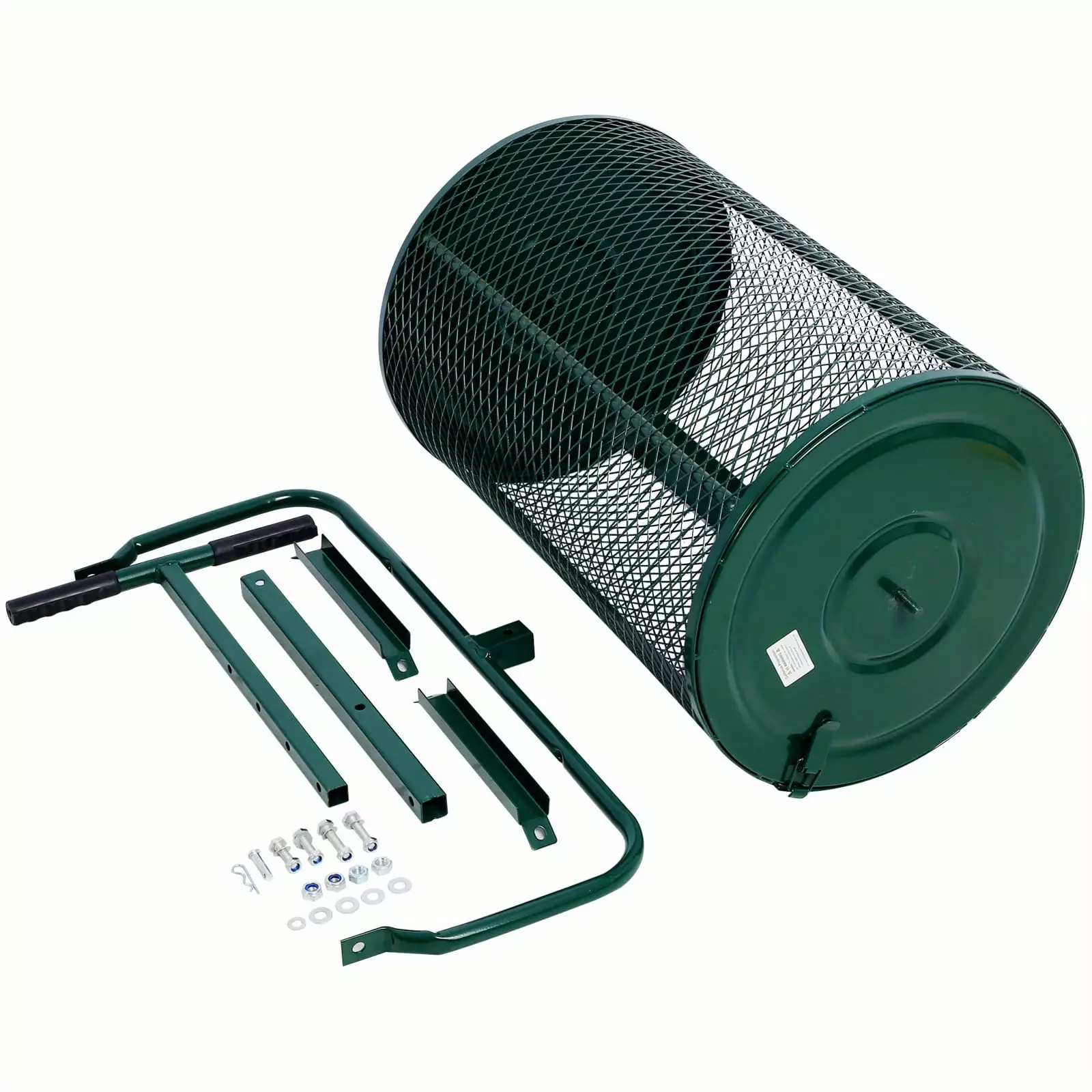 Zateety Peat Moss Spreader 24inch. Compost Spreader Metal Mesh. T shaped Handle planting seeding. Lawn and Garden Care Man...