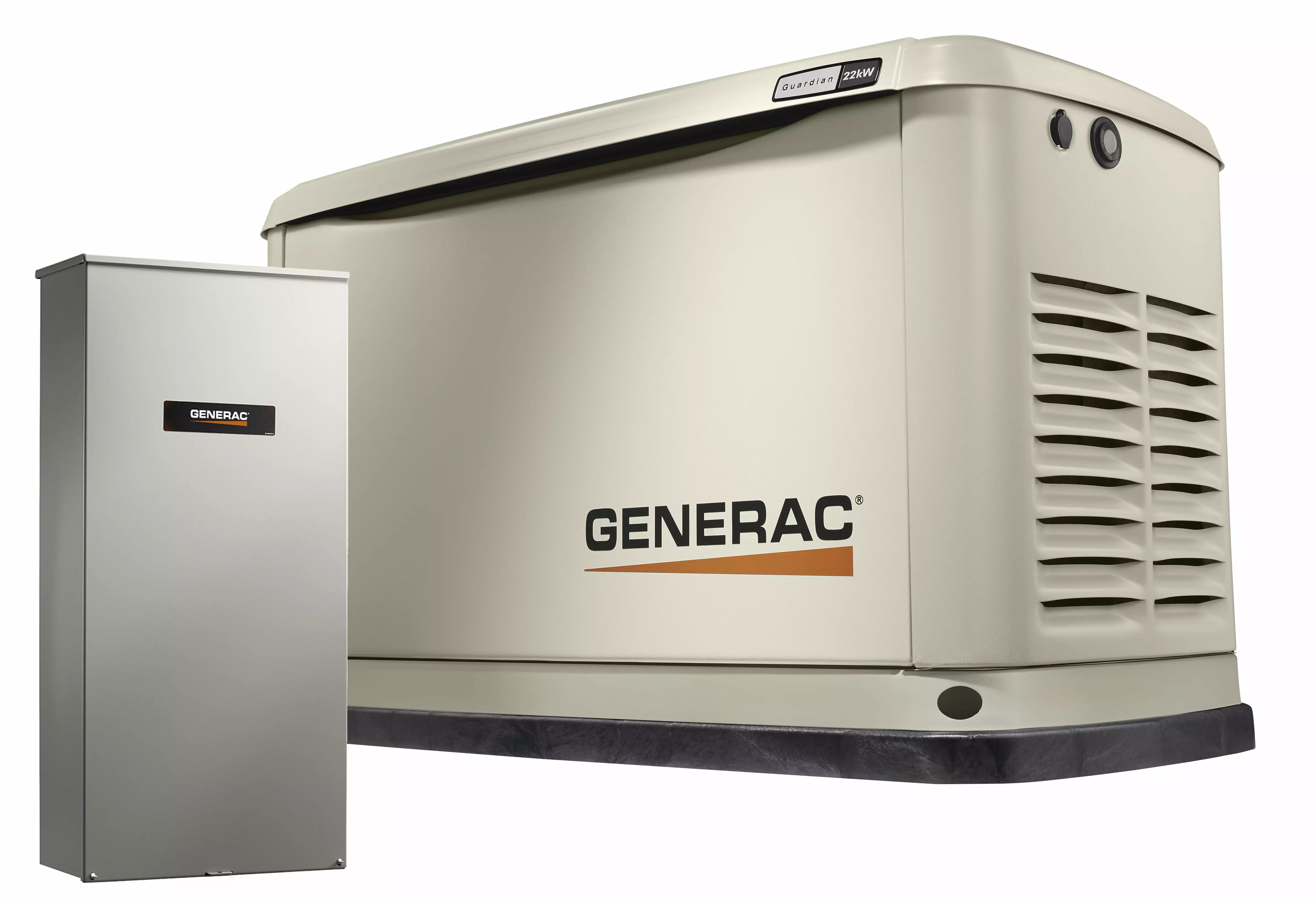 Generac 7224 Guardian 14kW Whole Home Standby Generator 100A Transfer Switch. Wi-Fi enabled