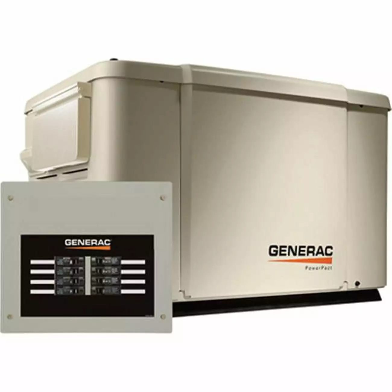 Generac PowerPact Air-Cooled Home Standby Generator - Steel Enclosure