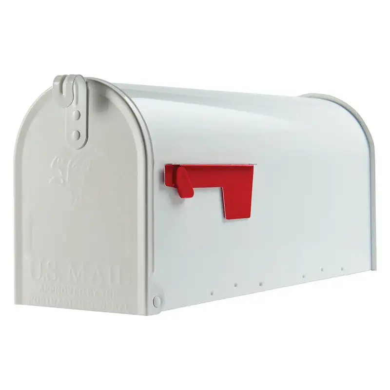Gibraltar Elite Classic Galvanized Steel Post Mount Venetian Bronze Mailbox Gibraltar Mailboxes