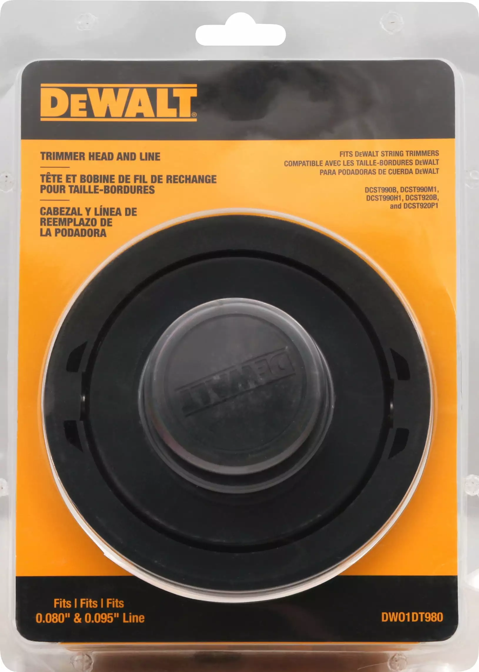 Dewalt 1 Pack Genuine OEM Trimmer Head Assembly # DWO1DT980