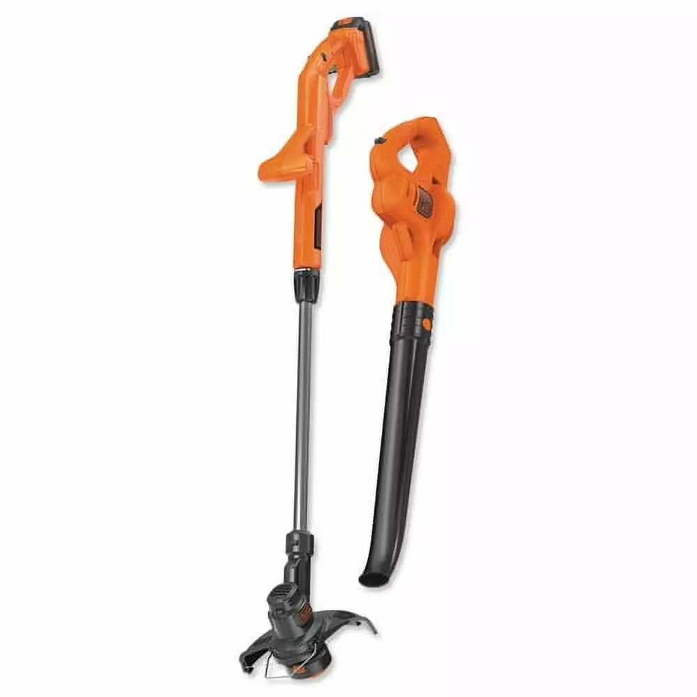 BLACK+DECKER Lithium-Ion Cordless String Trimmer & Leaf Blower Combo Kit. Featherweight & Quiet. LCC221 BLACK DECKER