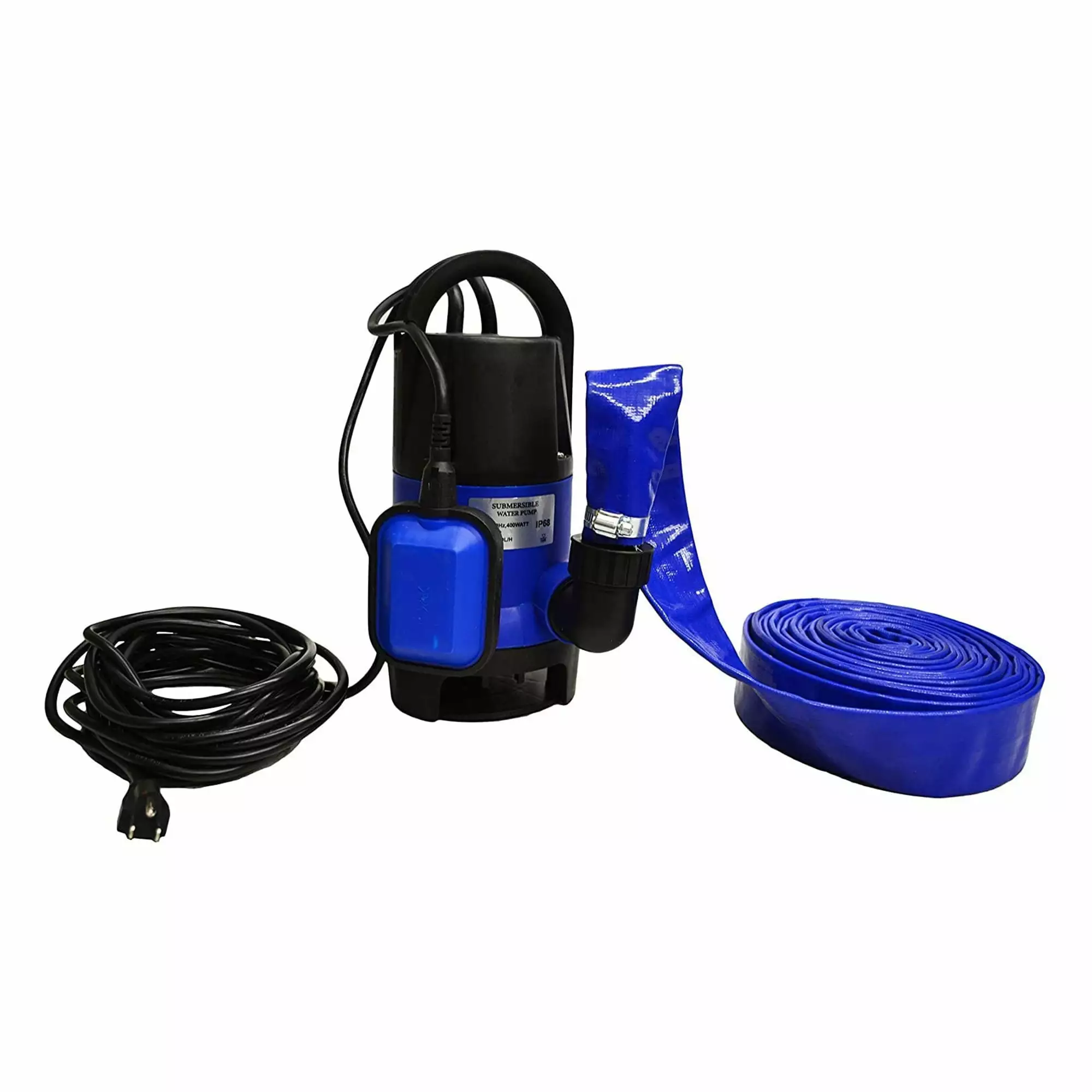 EZ Travel Submersible Above Ground Pool Water Drain Pump Kit Hose Easy Pool Maintenance