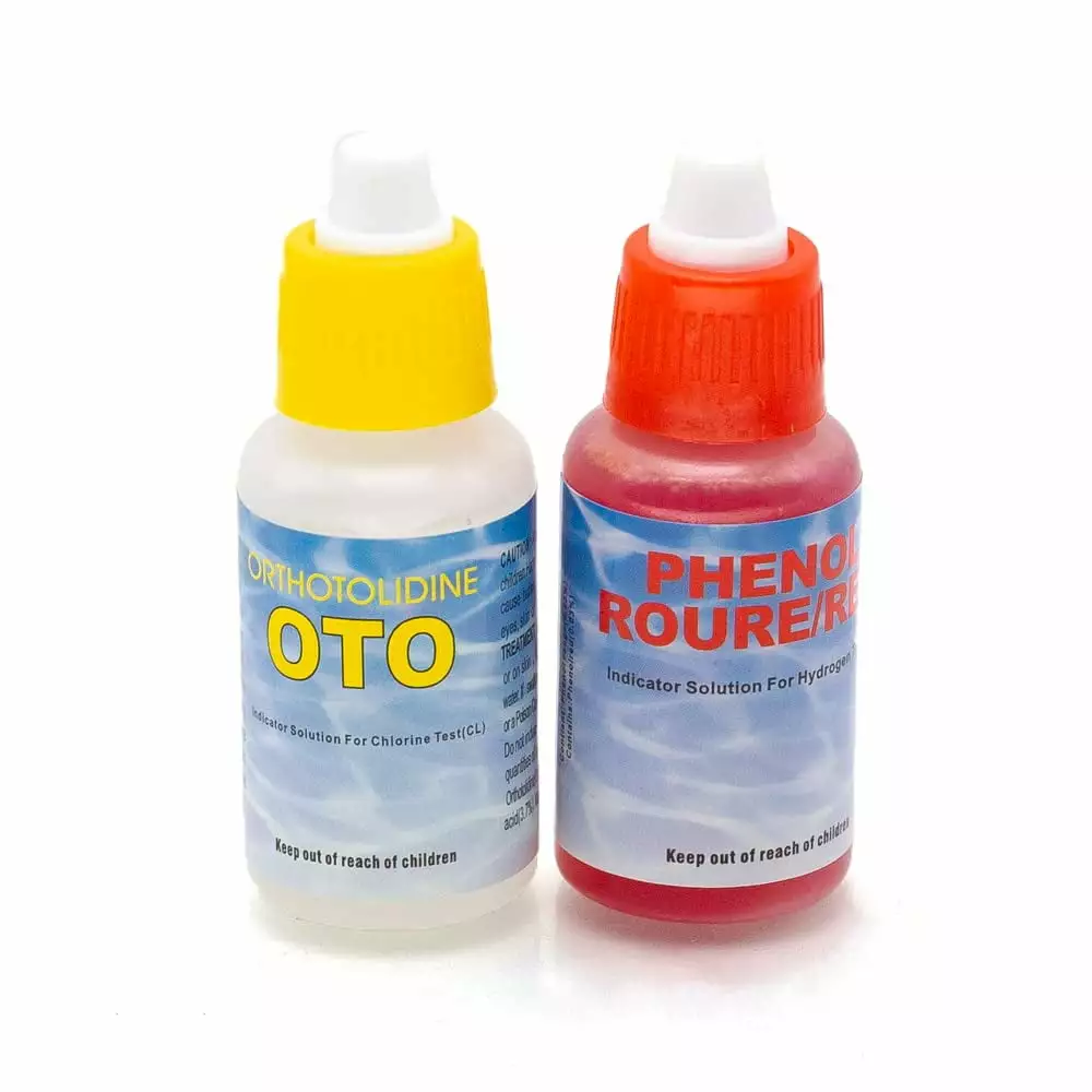 WWD POOL Swimming Pool Spa Water Chemical Test Kit Refill Chlorine and pH Test