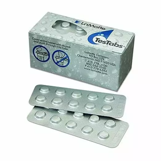 LaMotte 3920A-J Total Alkalinity Test Tabs 100 Tabs per Box