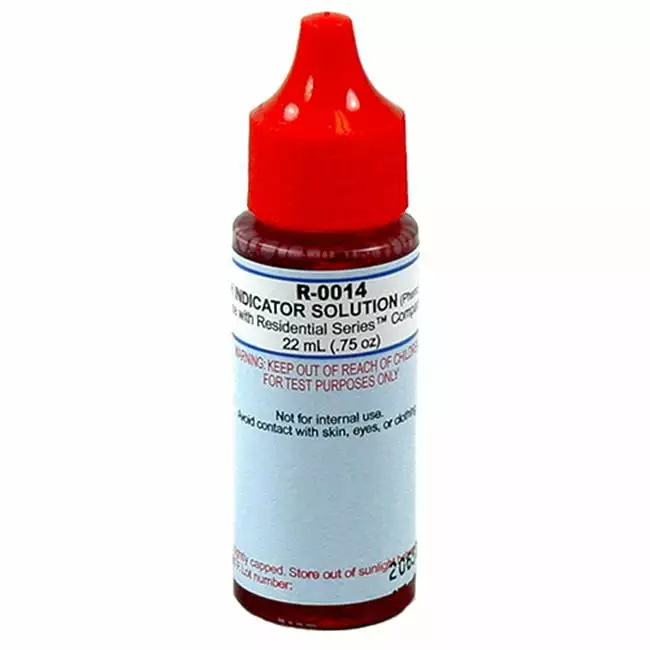 Taylor R-0014 pH Indicator Solution Reagent 0.75 oz Pool Water Testing Taylor Technologies