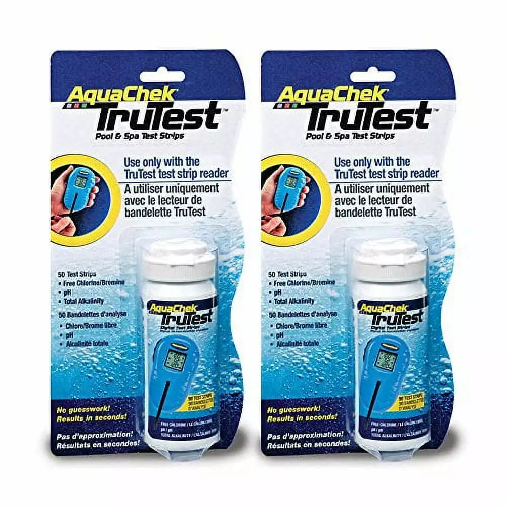 Aquachek 512082 TruTest Digital Reader Swimming Pool Spa Test Strips Refills