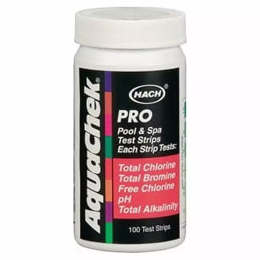 Aquachek Pro Swimming Pool Spa 5 1 Test Kit Strips 5-Way 100 Pack