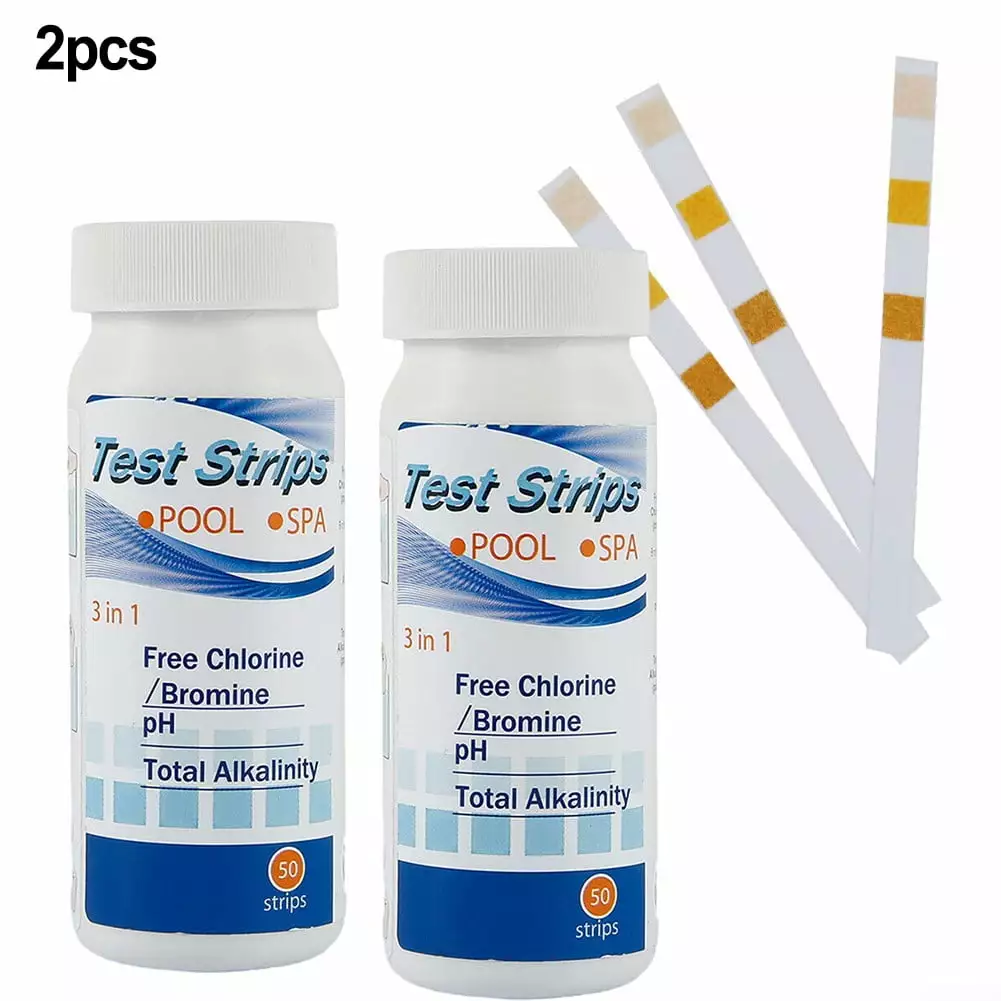100pcs Dip Strips Swimming Pool SPA 3 1 PH Paper Water Quality Testing Zelenfel