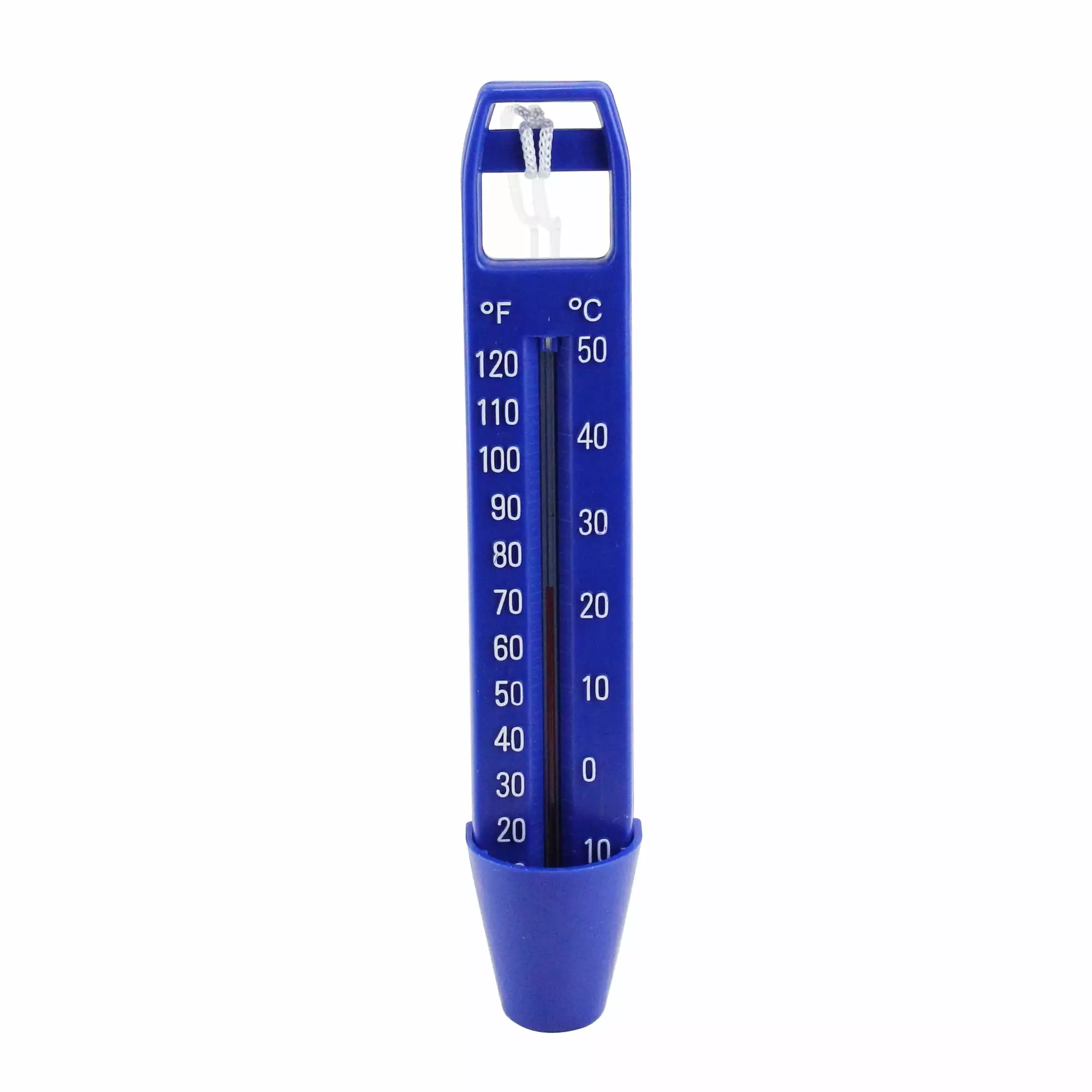Northlight Large Pocket Swimming Pool and Spa Thermometer Cord Blue White