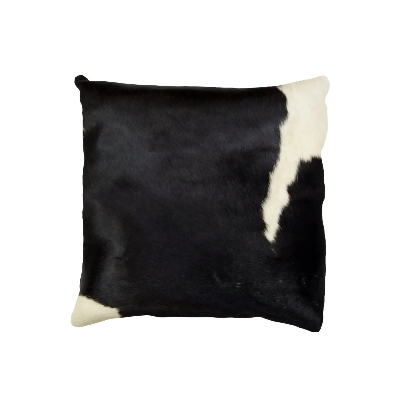 18x18x5 Inch Gray Cowhide Pillow Modern Decor homeroots.co