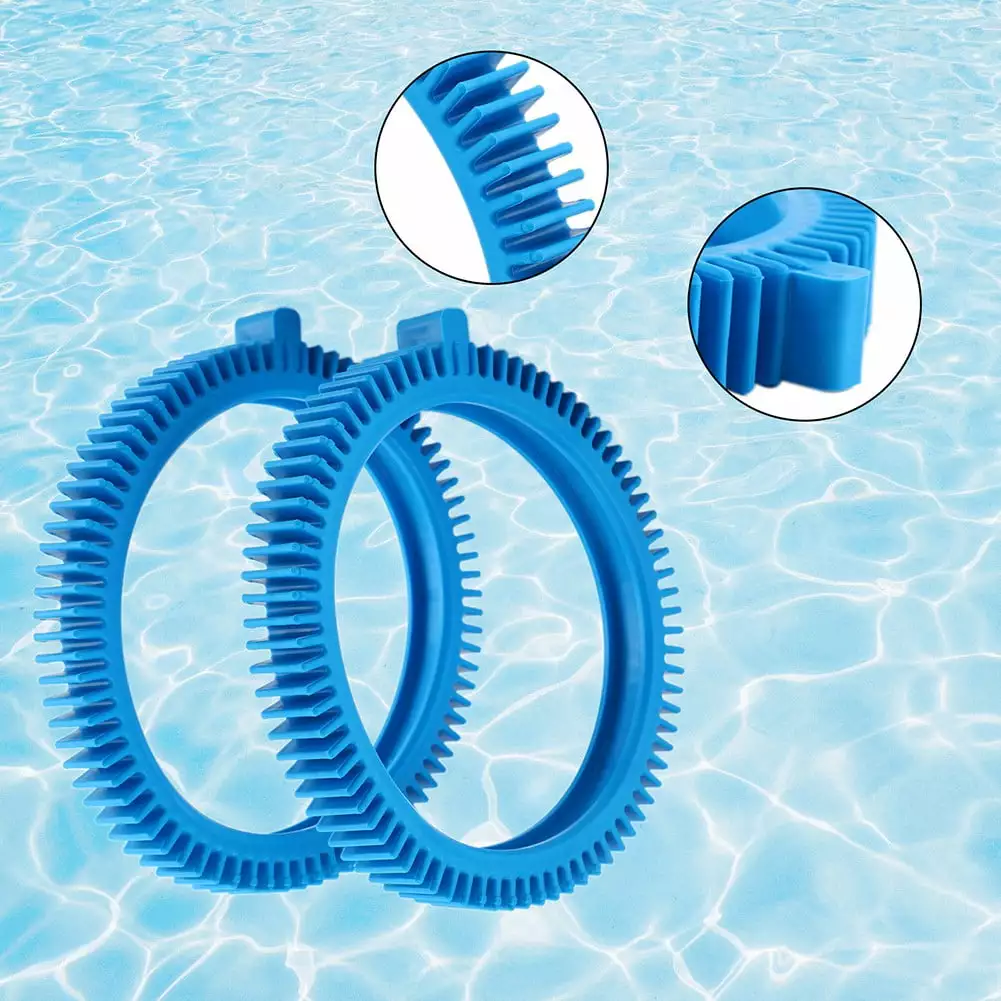 BCLONG Genuine Hayward POOL CLEANER FRONT TIRES W/ HUMP PART 896584000-143 - Durable Replacement Tires