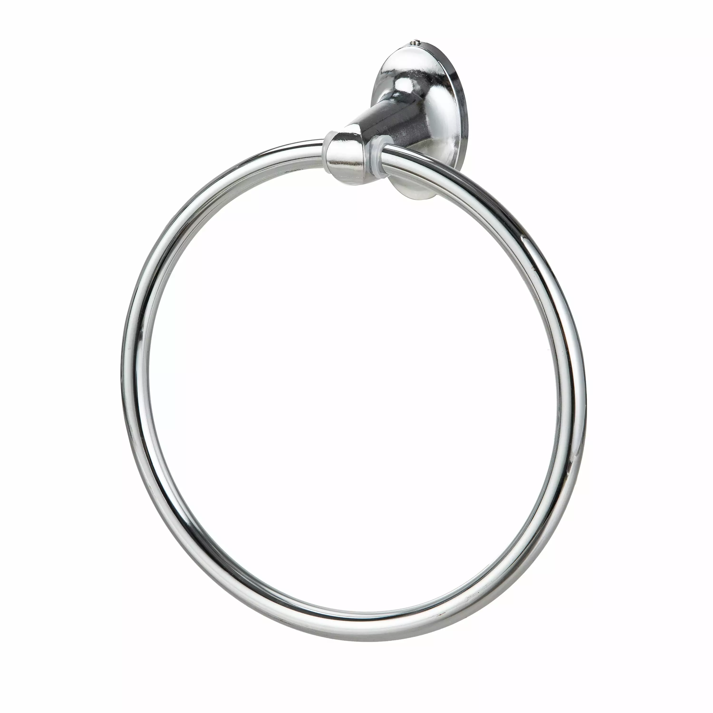 Mainstays Oval Style Steel Towel Holder Ring Chrome Finish