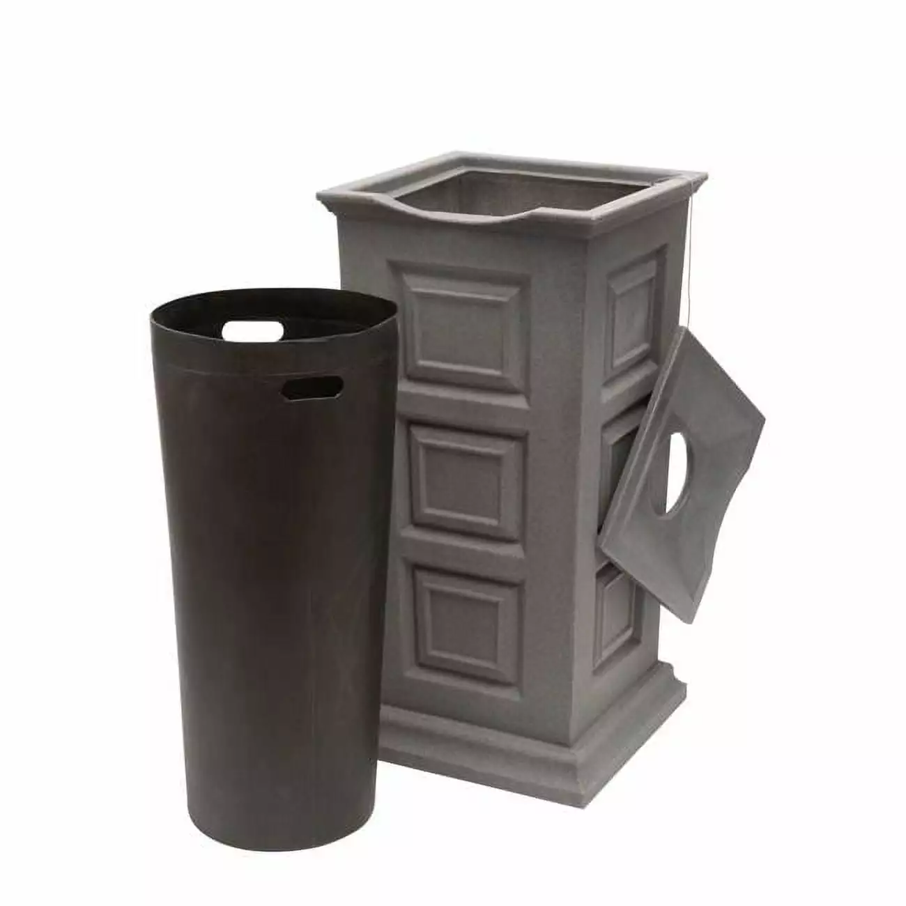 Good Ideas SV-RSTCK-DAR 21 . Savannah Trash Can Kit - Black & Dark Granite